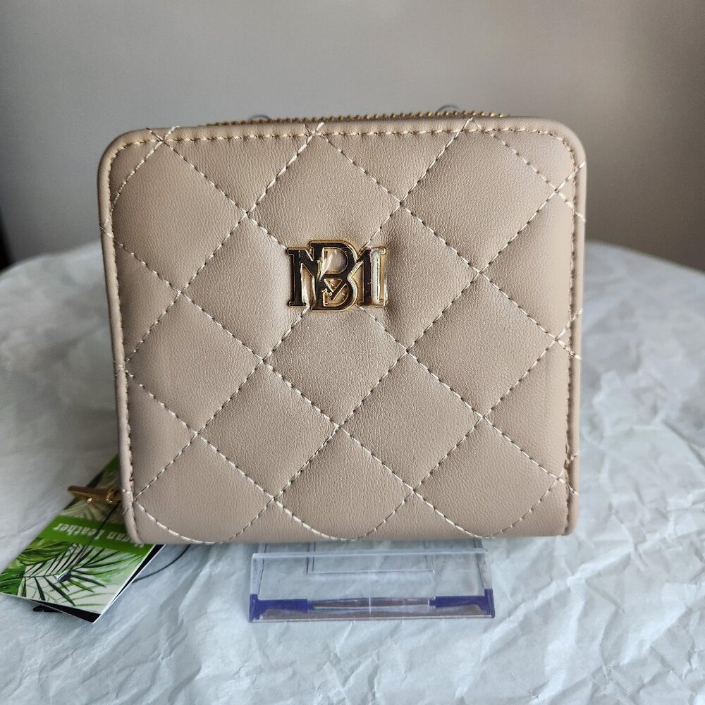 Badgley Mischka NWT Taupe Coin/Wallet